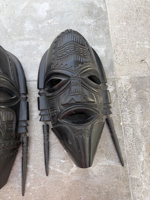 Conjunto mascaras arte Africana
