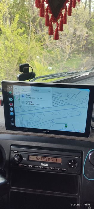 ESSGOO 991CP Автомобільний монітор 9" IPS – Carplay, Android Auto, Siri та Google Assistant