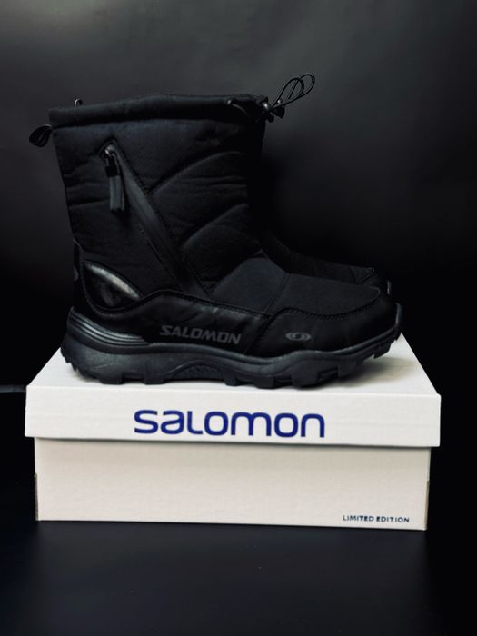 Мужские Дутики Salomon / Самая теплая обувь на зиму / Саламон Дутиши