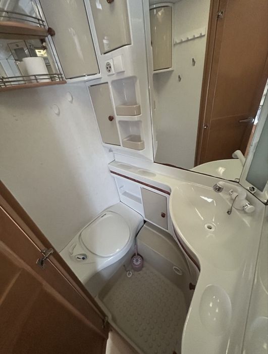 Hobby 650 KMFe, 2007r, piętrowe łóżka