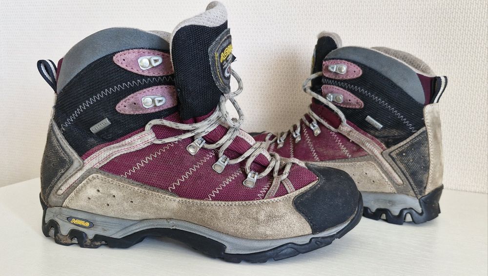 Жiночi трекiнговi черевики ботинки Asolo Temple GV Silver/Purple 40 ро