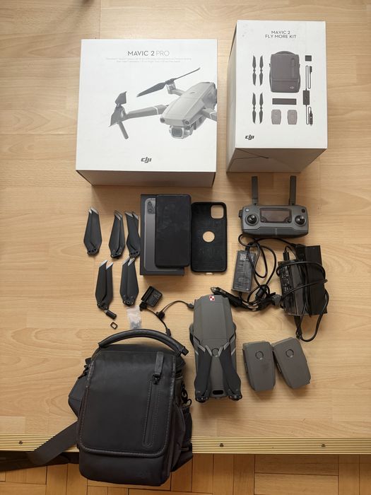 DJI Mavic 2 Pro - Duży zestaw - stan idealny