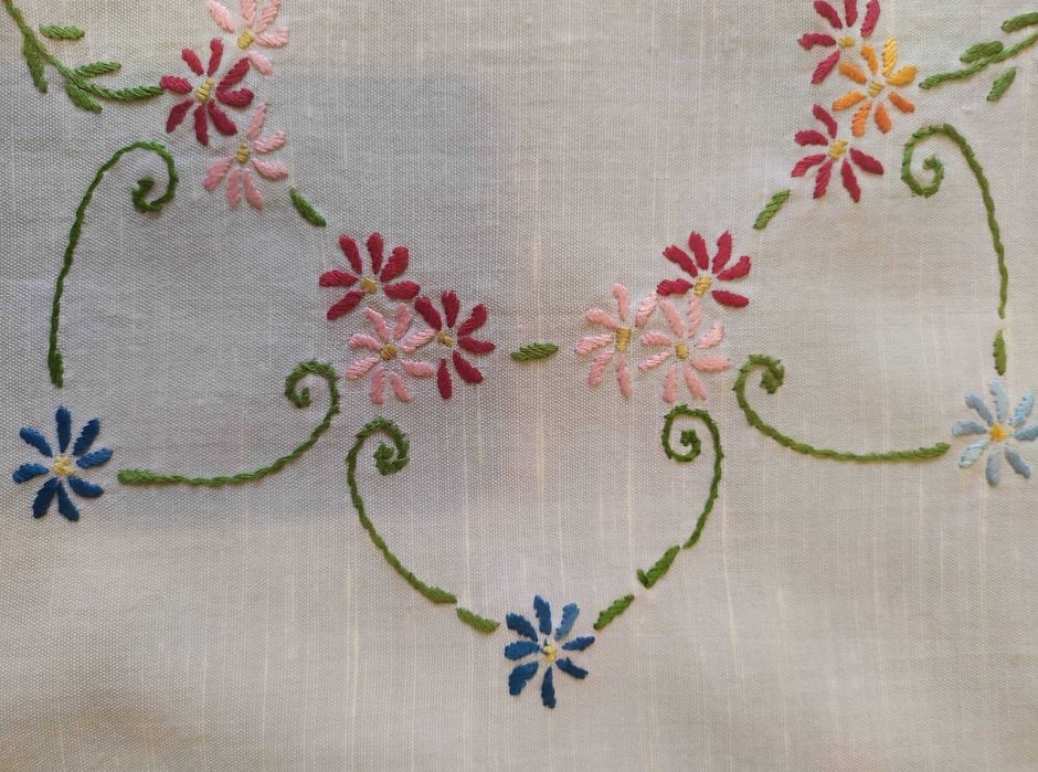 Доріжка - серветка вишивка "Троянди"