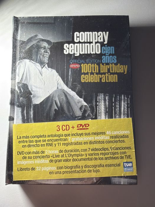 Compay Segundo - Cien Años (Edição de Luxo 3 CDs + DVD) | NOVO / SELADO