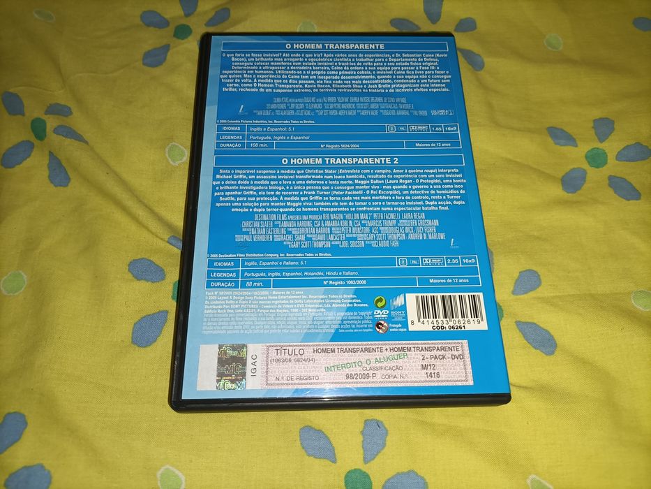 Homem transparente 1 e 2