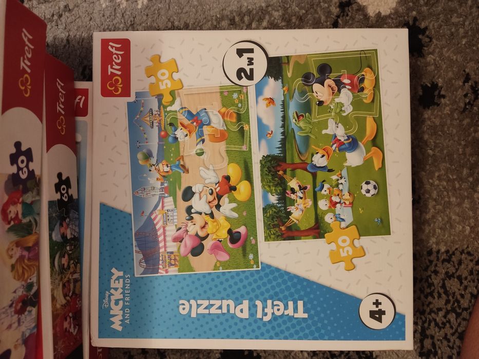 Puzzle rainbow high ELSA Frozen Disney Kubuś Puchatek Myszka Miki 60