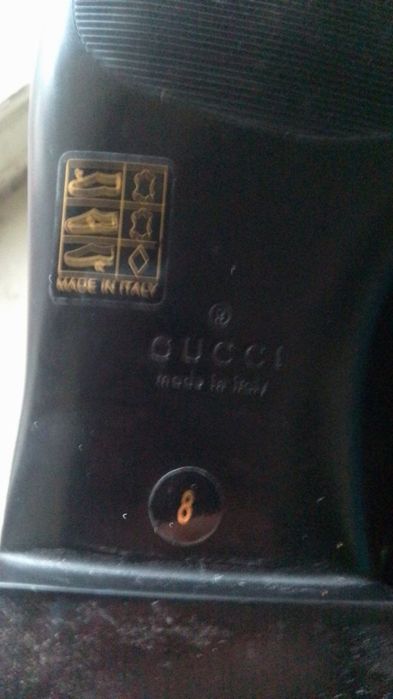 Мужские кожаные лоферы Gucci Donnie Web