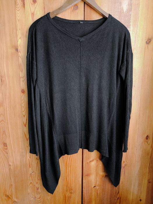 Bluzka czarna L 40 - XXL 44 oversize dzianina