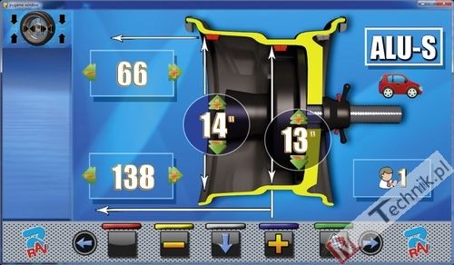 Wyważarka do kół Ravaglioli G3.150WS z Laserem, LED!!!