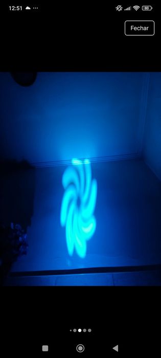 Robot luzes led festas