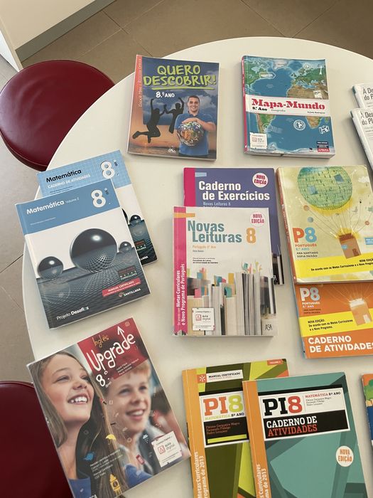 Manuais escolares 8 ano