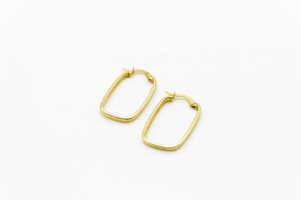 Piękne Nowe Złote Kolczyki P.585 W. 1,39G Nr.401 Kołłątaja