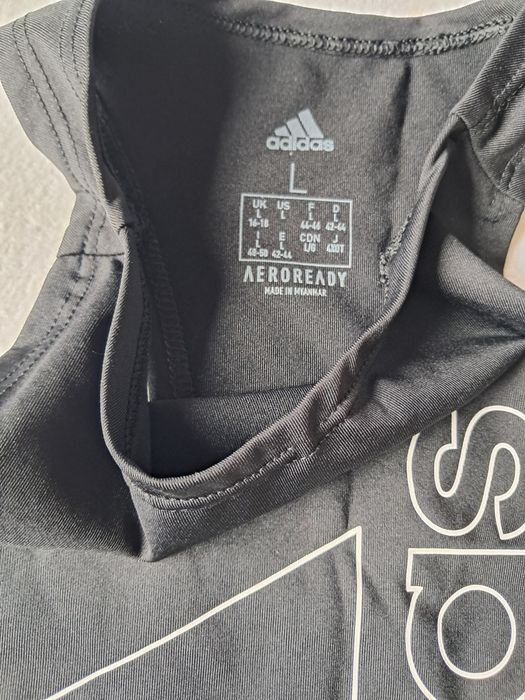 Koszulka sportowa, top sportowy ADIDAS r. L. Jak nowa!