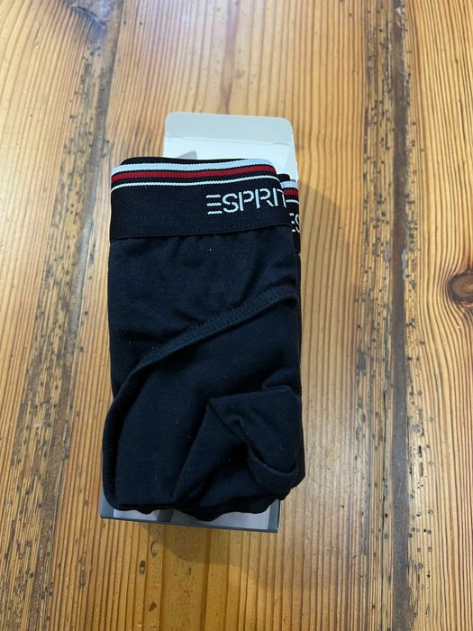 Esprit New York Mini K1680 majtki slipy męskie czarne rozmiar 6 L