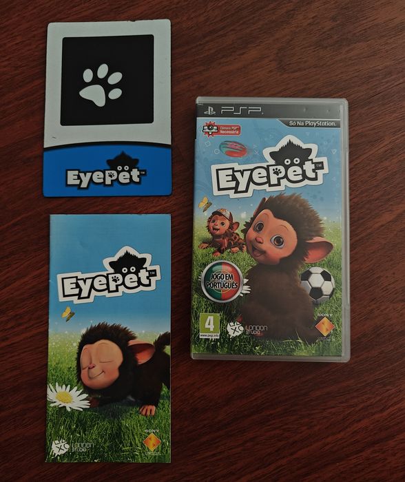 Caixa + Manual + Card PSP  EyePet
