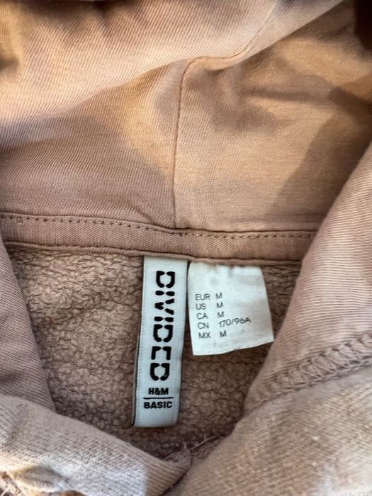 Bluza pudrowo różowa z kapturem