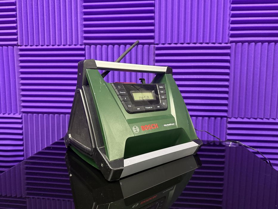 ‼️ Bosch PRA MultiPower – Radio Budowlane z Odbiorem FM/AM, Zasilaniem Akumulatorowym i Solidną Konstrukcją do Pracy w Terenie | Audio Room
