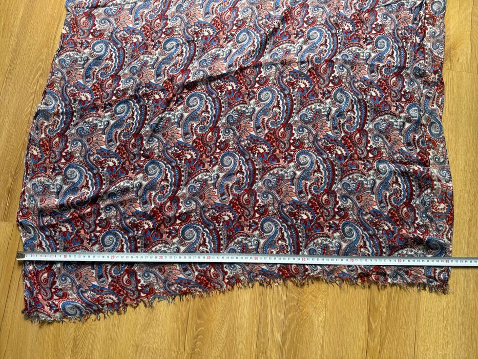 Chusta szal apaszka duża Vintage