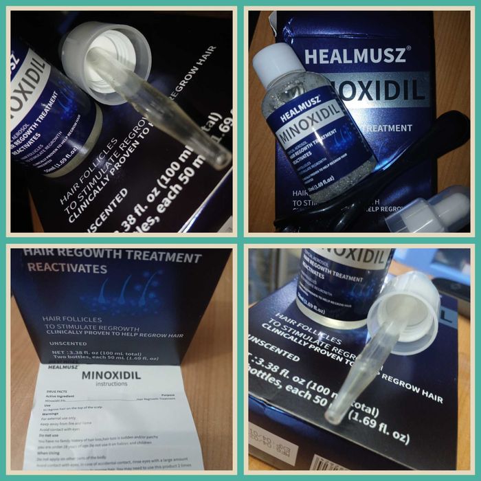 Dermaroller + minoxidil 60ml