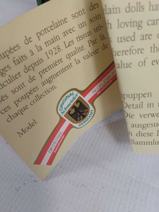 Lalka Porcelanowa Certyfikowana