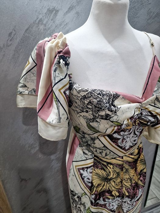 Elegancki Kombinezon 42 40 nowy szeroka nogawka River Island