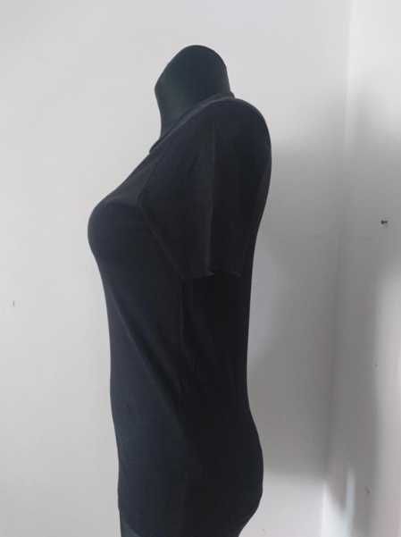 Damski czarny tshirt, koszulka Champion, r S