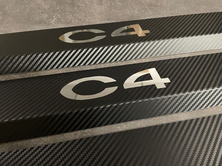 Накладки на пороги Citroen Grand C4 Picasso 2 2014-2019 р.в.