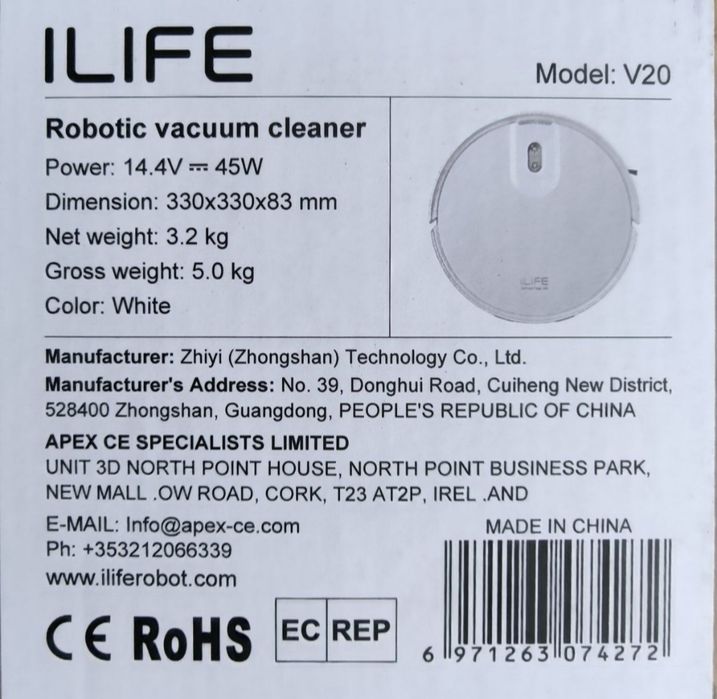 Odkurzacz robot sprzątający samojeżdzący