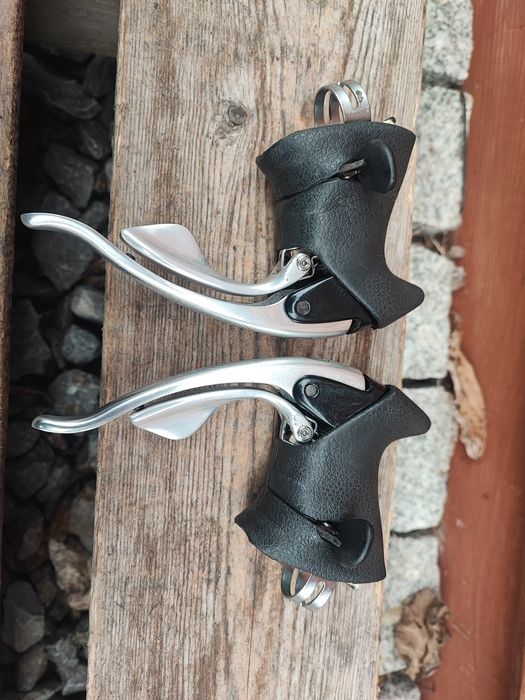 Klamkomanetki rowerowe szosowe Campagnolo Record 2x8 Retro MTB