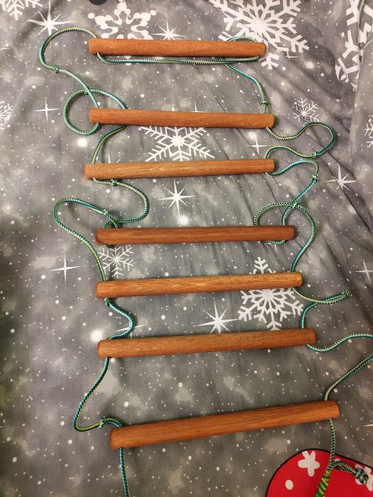 Драбина + кольца для шведської стінки меблі