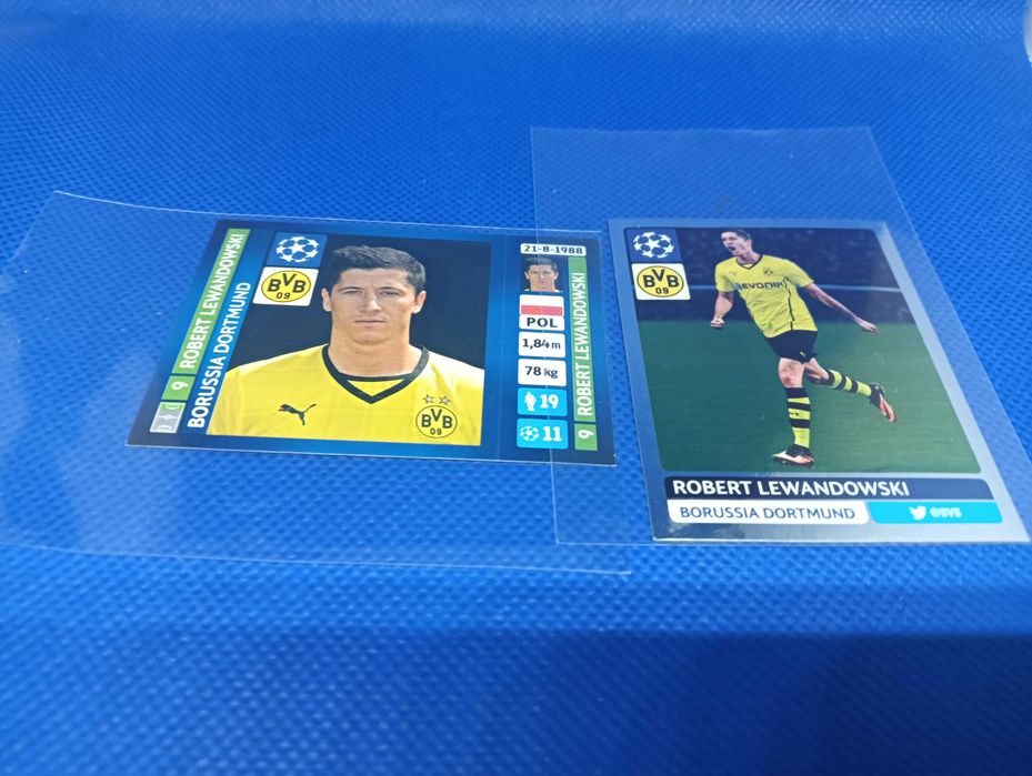 2 Naklejki Robert Lewandowski Champions League 13/14