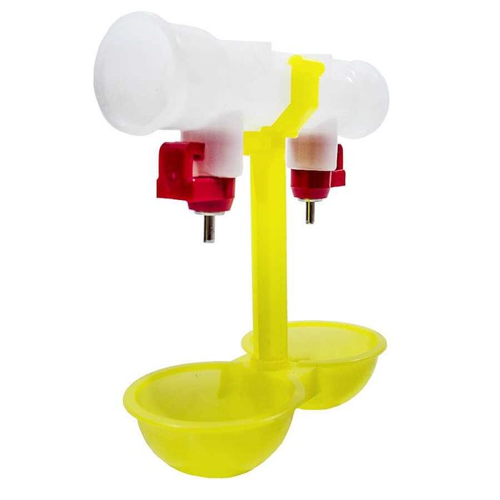 Поїлка з краплевловлювачем під круглу трубу 25 мм для птахів Модуль