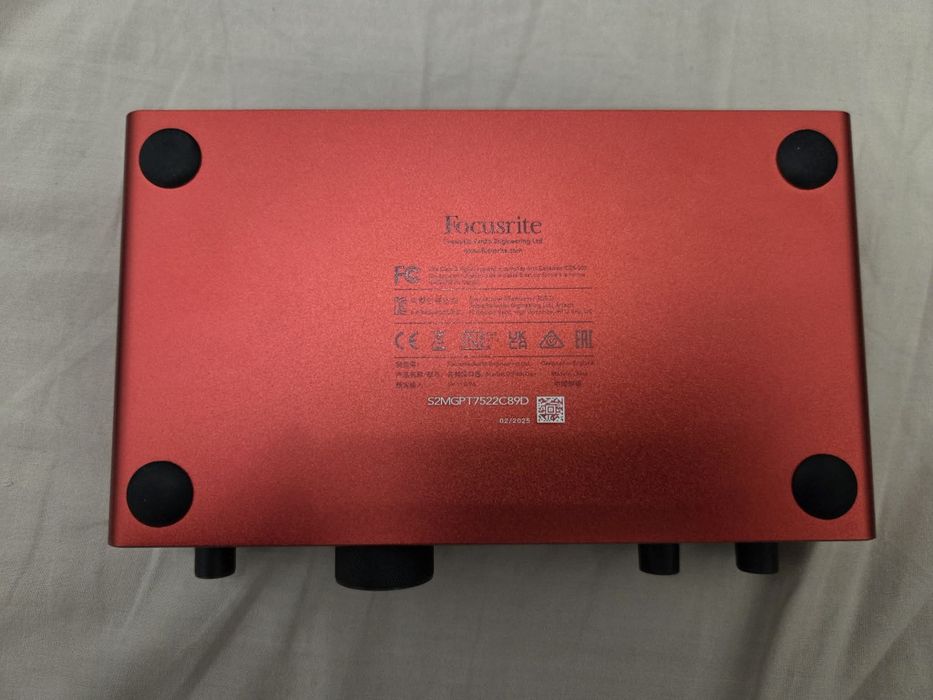 Stan igła! Focusrite 2i2 4th gen