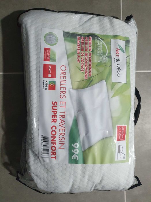 Almofada Ortopédica Viscoelástica - Super Conforto (Novas!)