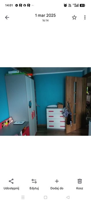 Sprzedam meble do pokoju dziewczynki