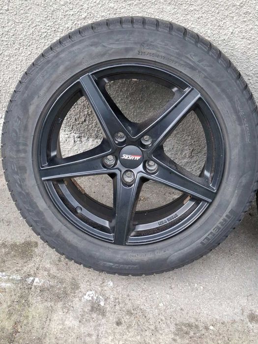 Koła zimowe Alufelgi ALUTEC 17" 225/55 R17 KBA 50069 Czarny Połysk