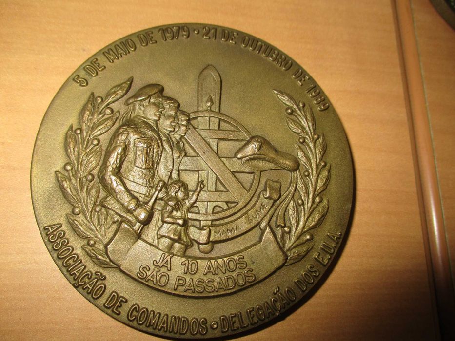 Medalha Associação de Comandos Delegação dos E.U.A. 5 DE Maio 1979