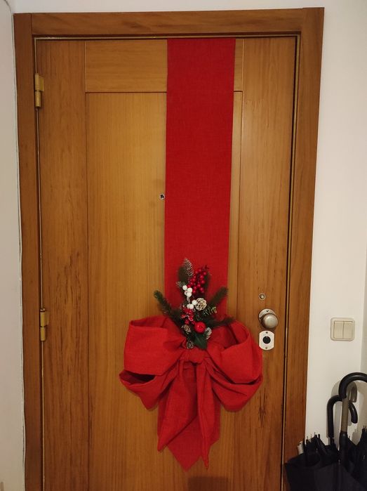 Enfeite de porta,frente e verso.