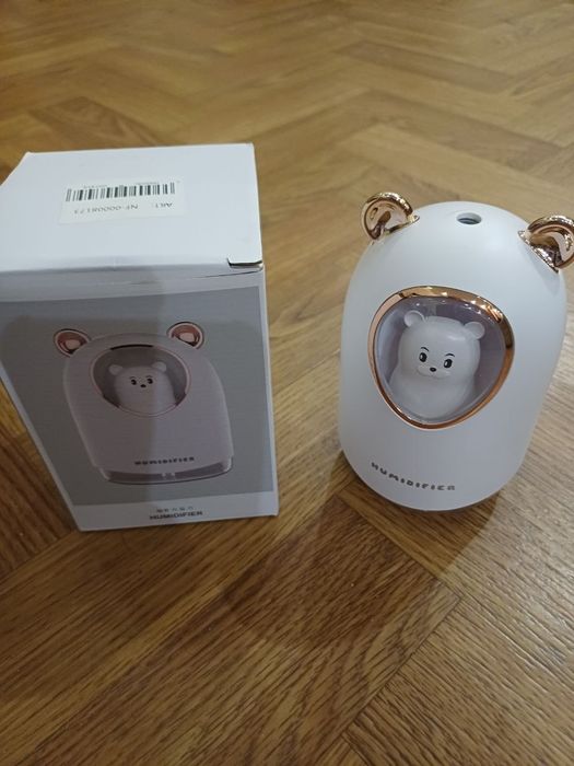 Мини увлажнитель воздуха 300 мл, c USB и LED подсветкой, Humidifier, Белый


300