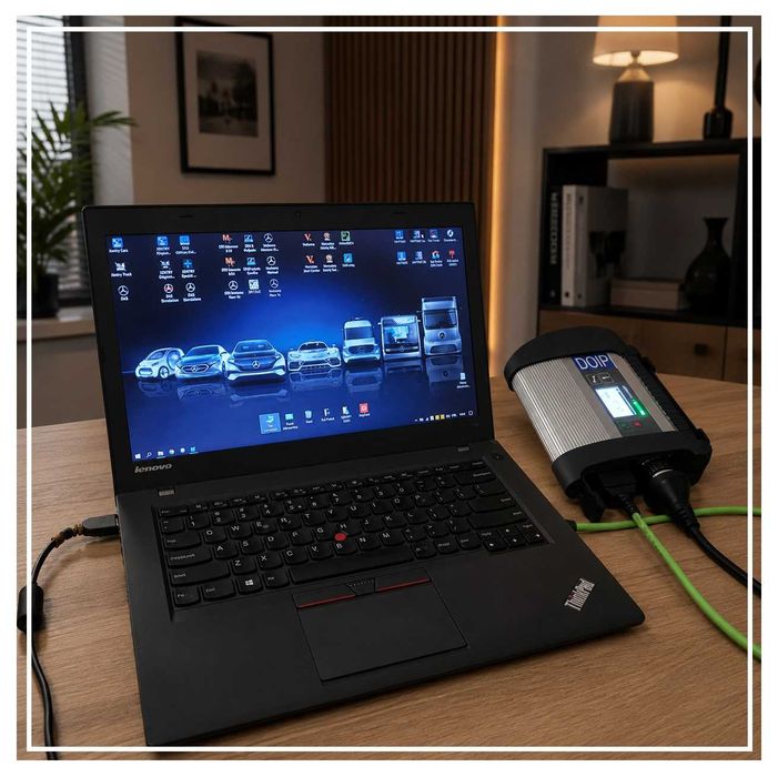 Laptop Lenovo T450 SSD 512GB 09.2023 - 2026 SD C4 Xentry Das