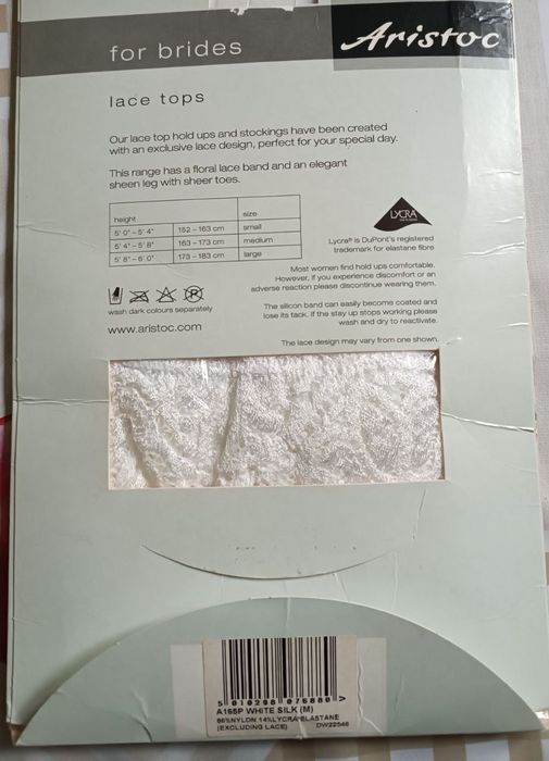 Фірмові вінтажні весільні сексі панчохи чулки 10 ден aristoc p.mediumi