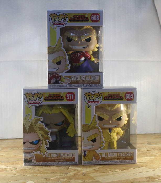 Funko Pop My Hero Academia – All Might Bundle #608 #604 #371