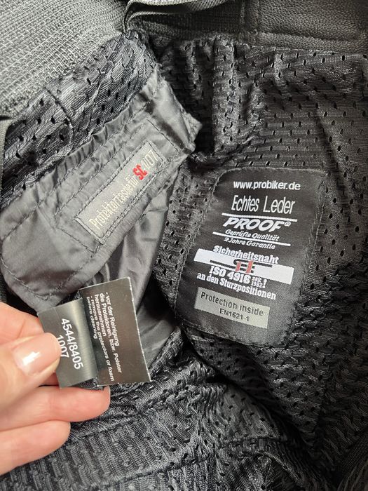 Мотоштаны кожаные Probiker 56