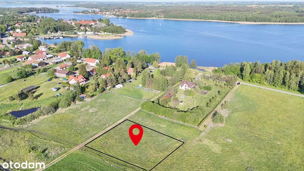 Na sprzedaz działka w Bogaczewie 200m od jeziora