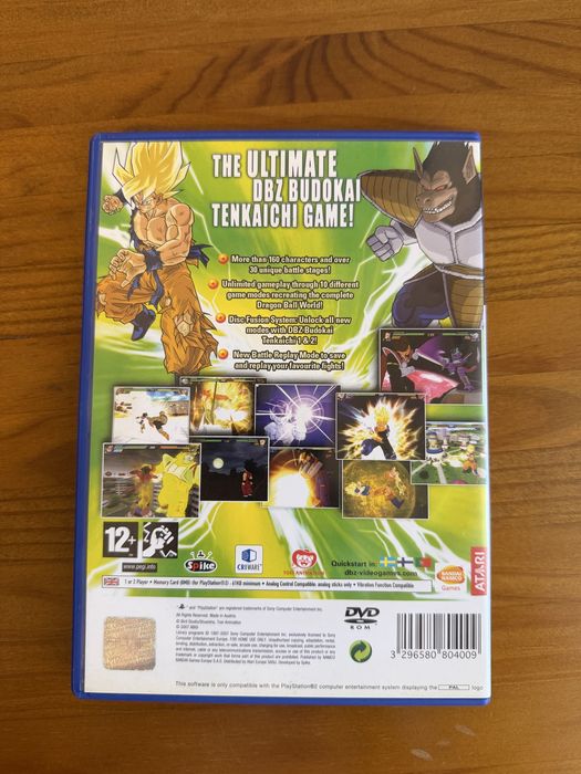 dragon ball z budokai tenkaichi 3 ps2