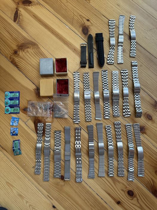 Все для годинників браслети шпильки батарейки. Браслети для амфібії