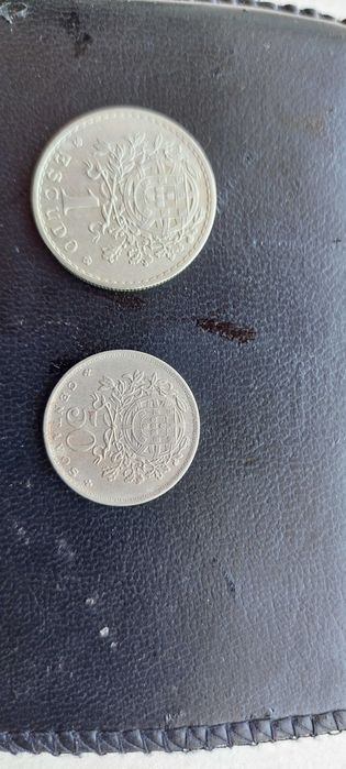 1 escudo 1931 e 50 centavos 1935