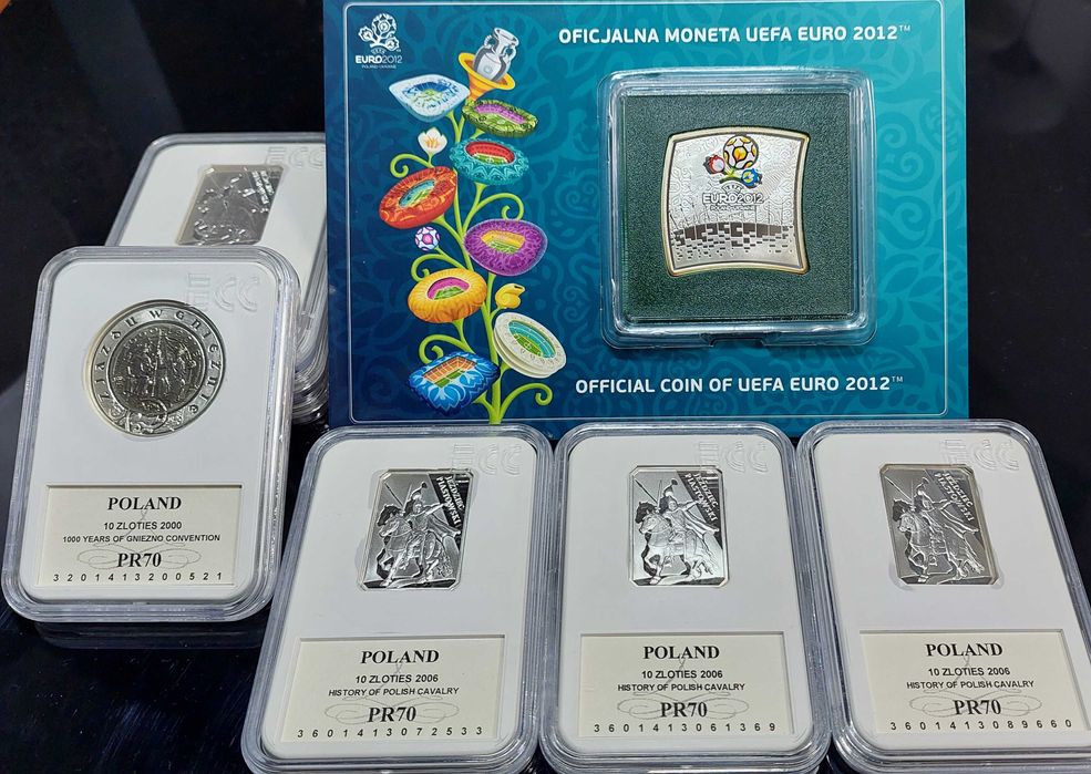 Kolekcja 53 monet srebrnych 10 zł ponad 760g czystego srebra Wawa