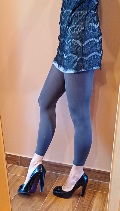 Legginsy Calzedonia S-M, szare
