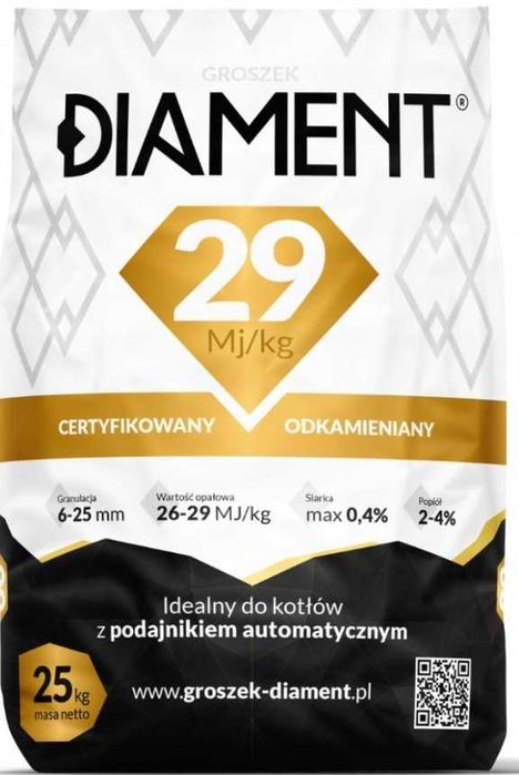 Ekogroszek - DIAMENT 25 kg